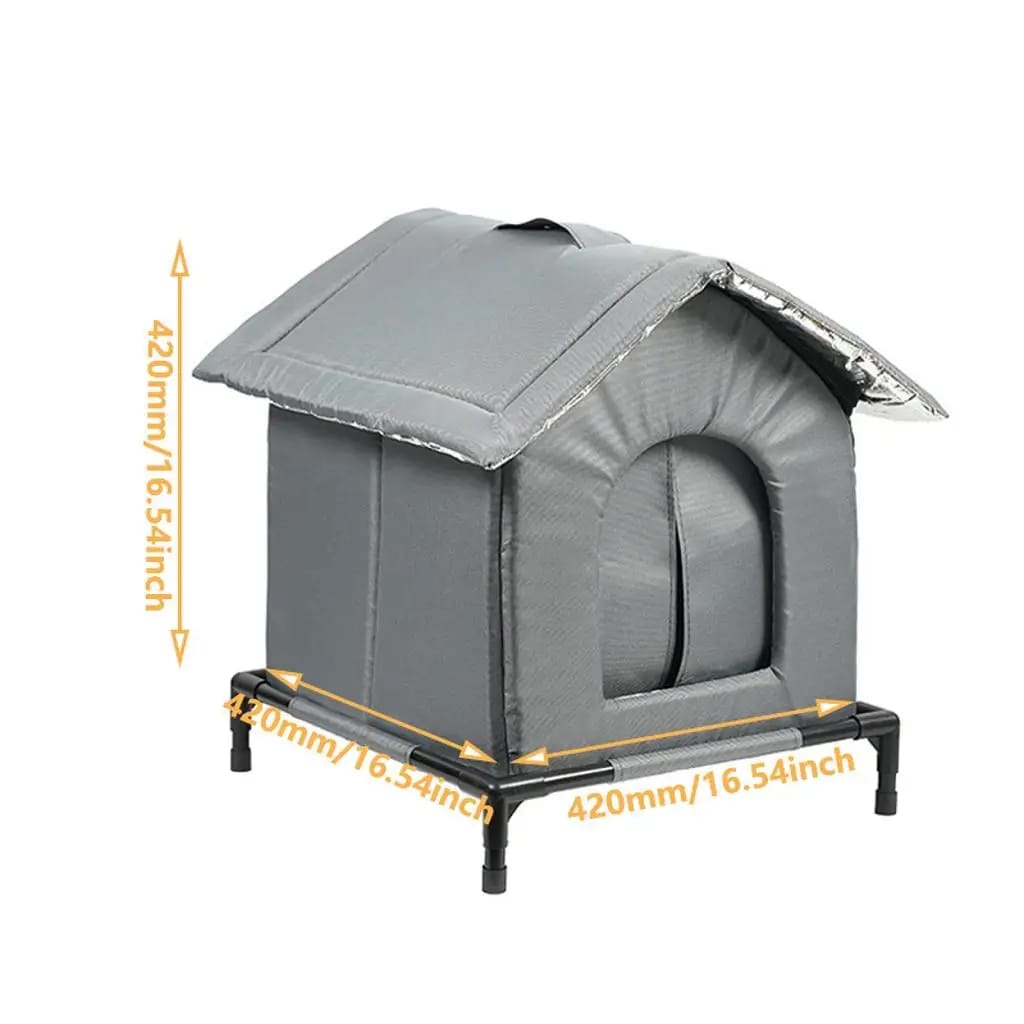 Casa Para Gatos De Exterior Térmica E Impermeable Para Invierno